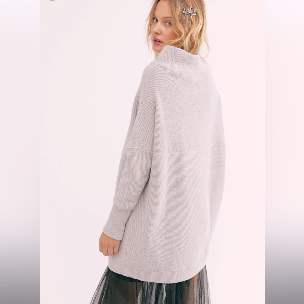 O’Neil Oversized Cotton Terry Tunic Sweater - Picture 14 of 15